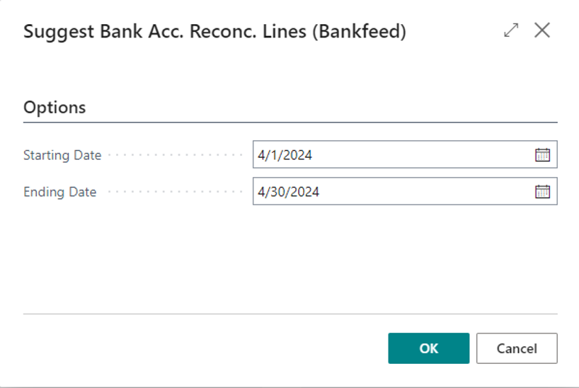 Bank account reconciliation | Bankfeed