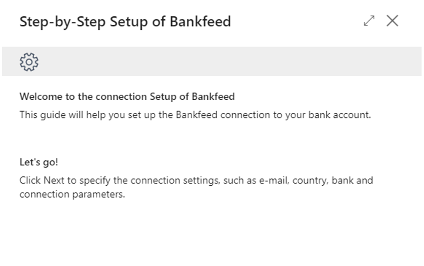 Assisted Setup Plaid | Bankfeed